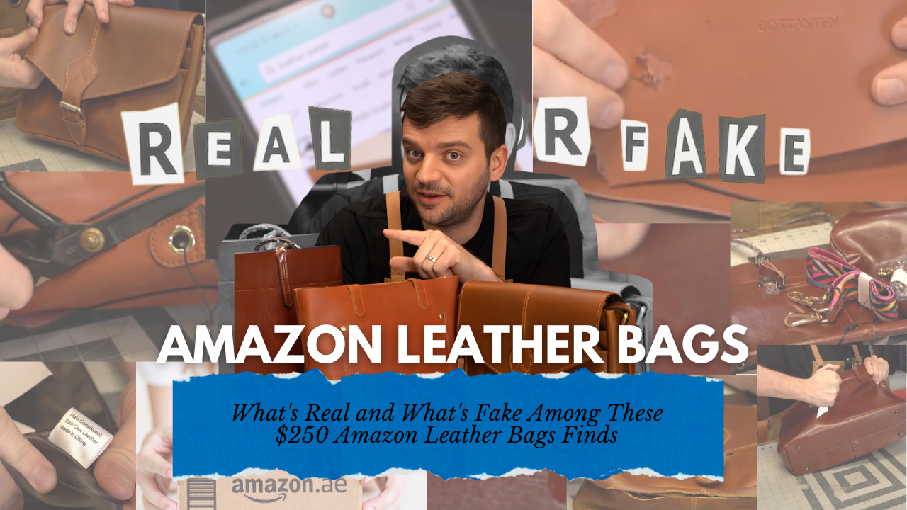Leather bag amazon hot sale