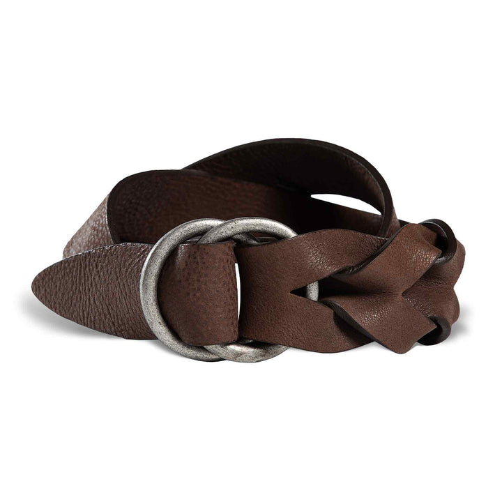 Womens Leather Belt | Magnolia | Brown