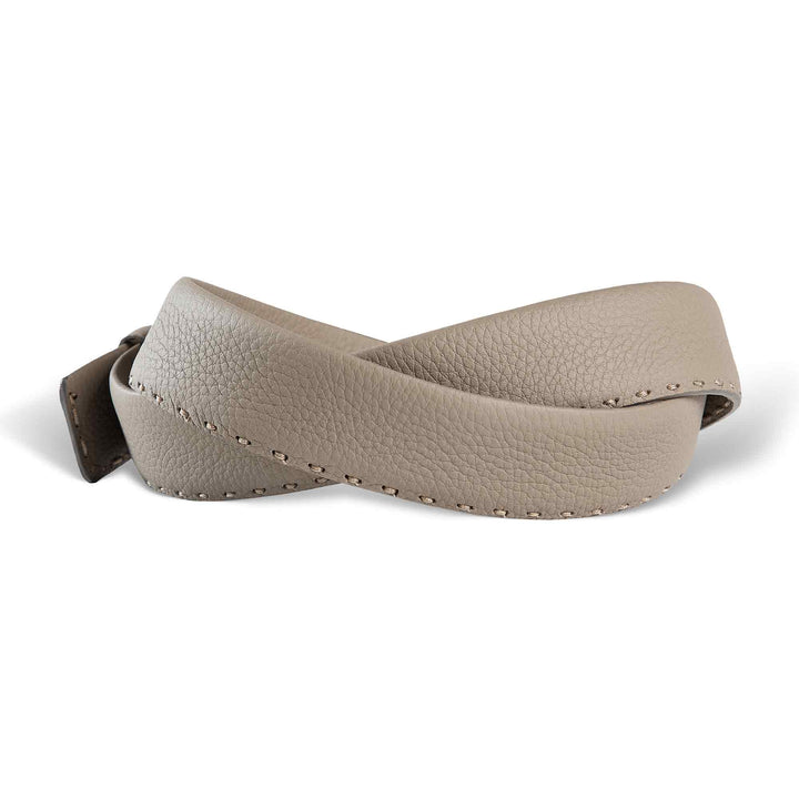 Mens Fashion Leather Belt | Sylvan | Ash