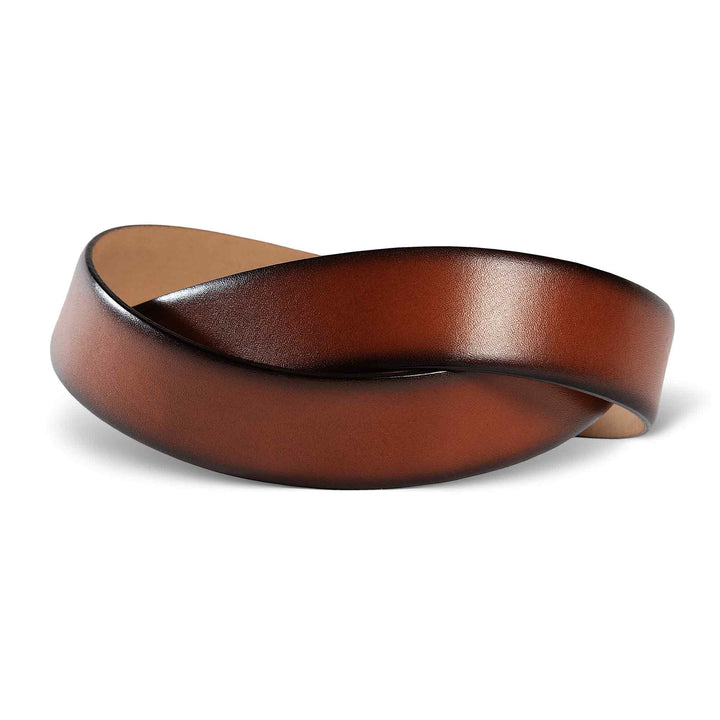 Mens Fashion Leather Belt | Griffin | Brown