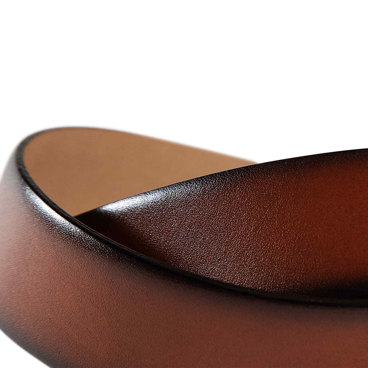 Mens Fashion Leather Belt | Griffin | Brown