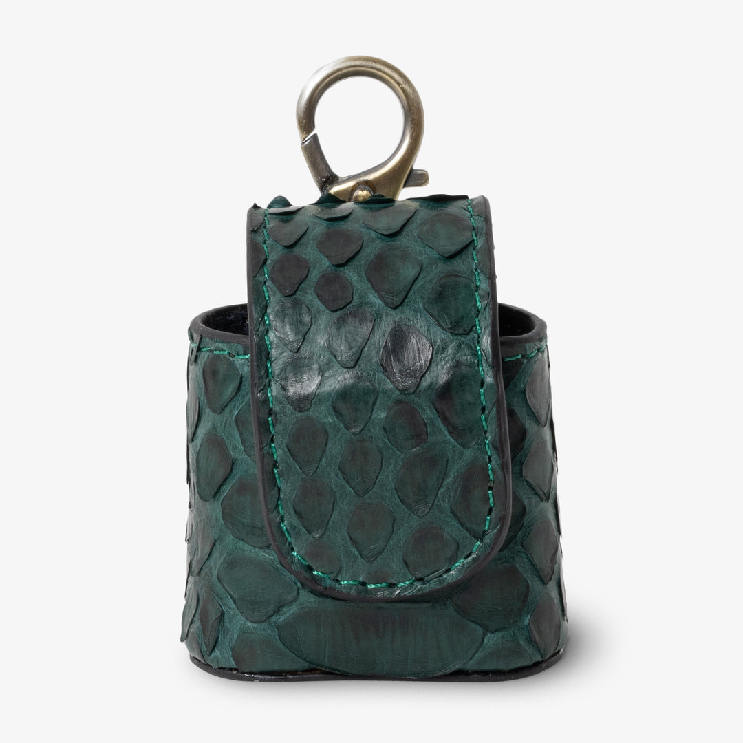 Coil | Python Leather Airpods Case | Jungle