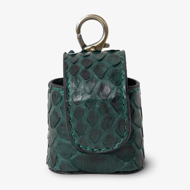 Coil | Python Leather Airpods Case | Jungle