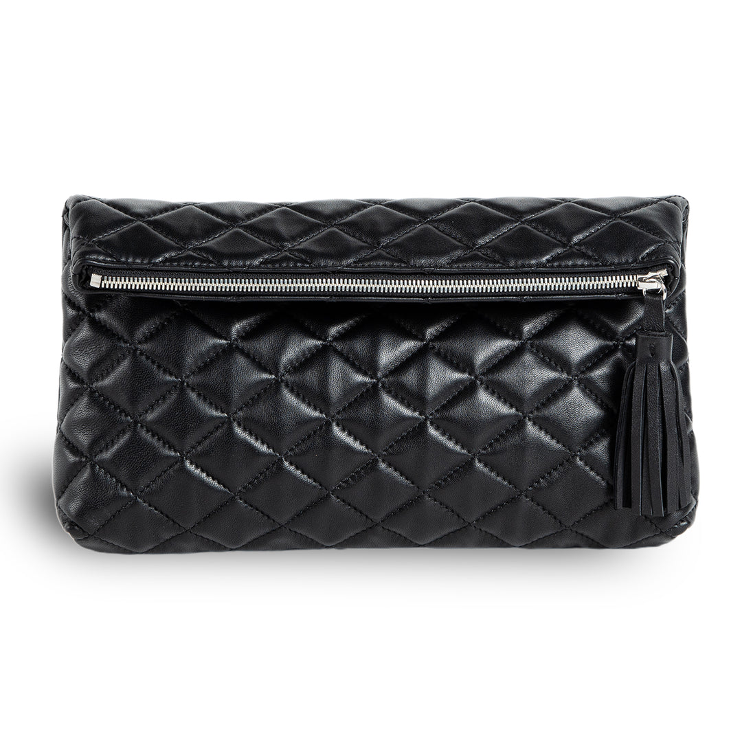 Sandy | Flap Clutch Handbag | Black