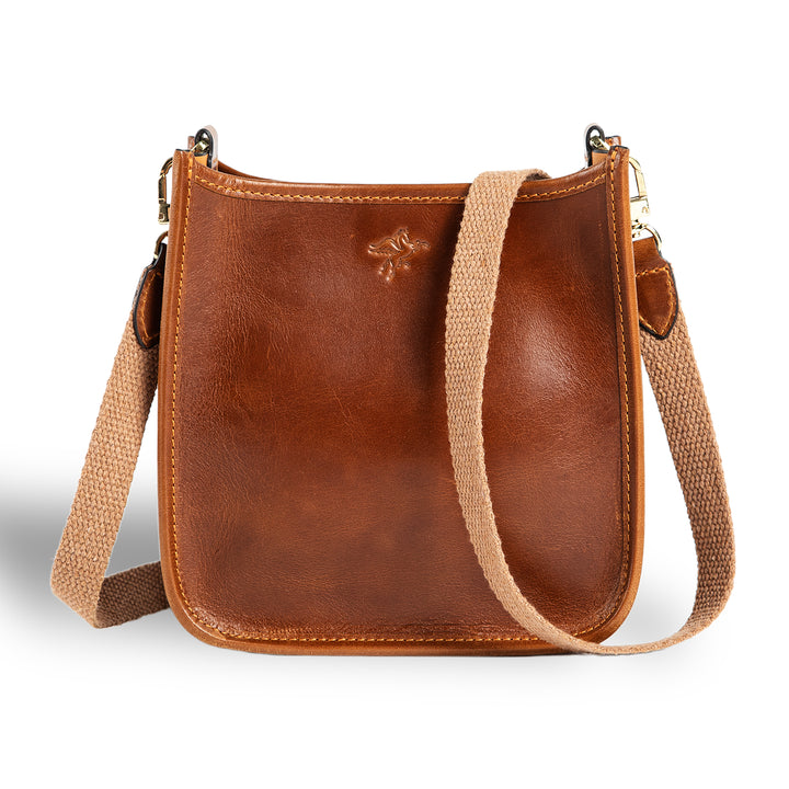 Spring | Hobo Crossbody Bag | Taba Brown w/ Gold Hardware