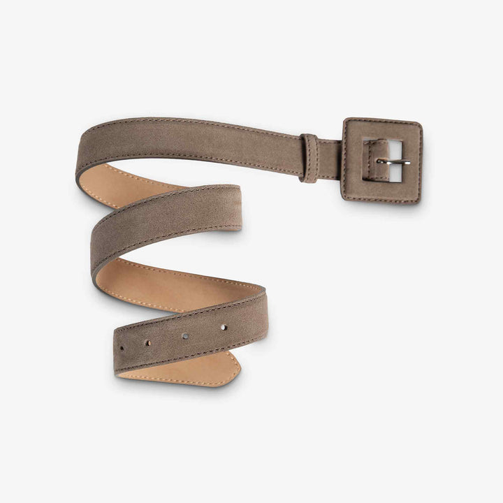 Women's Leather Belt | Beverly | Beige