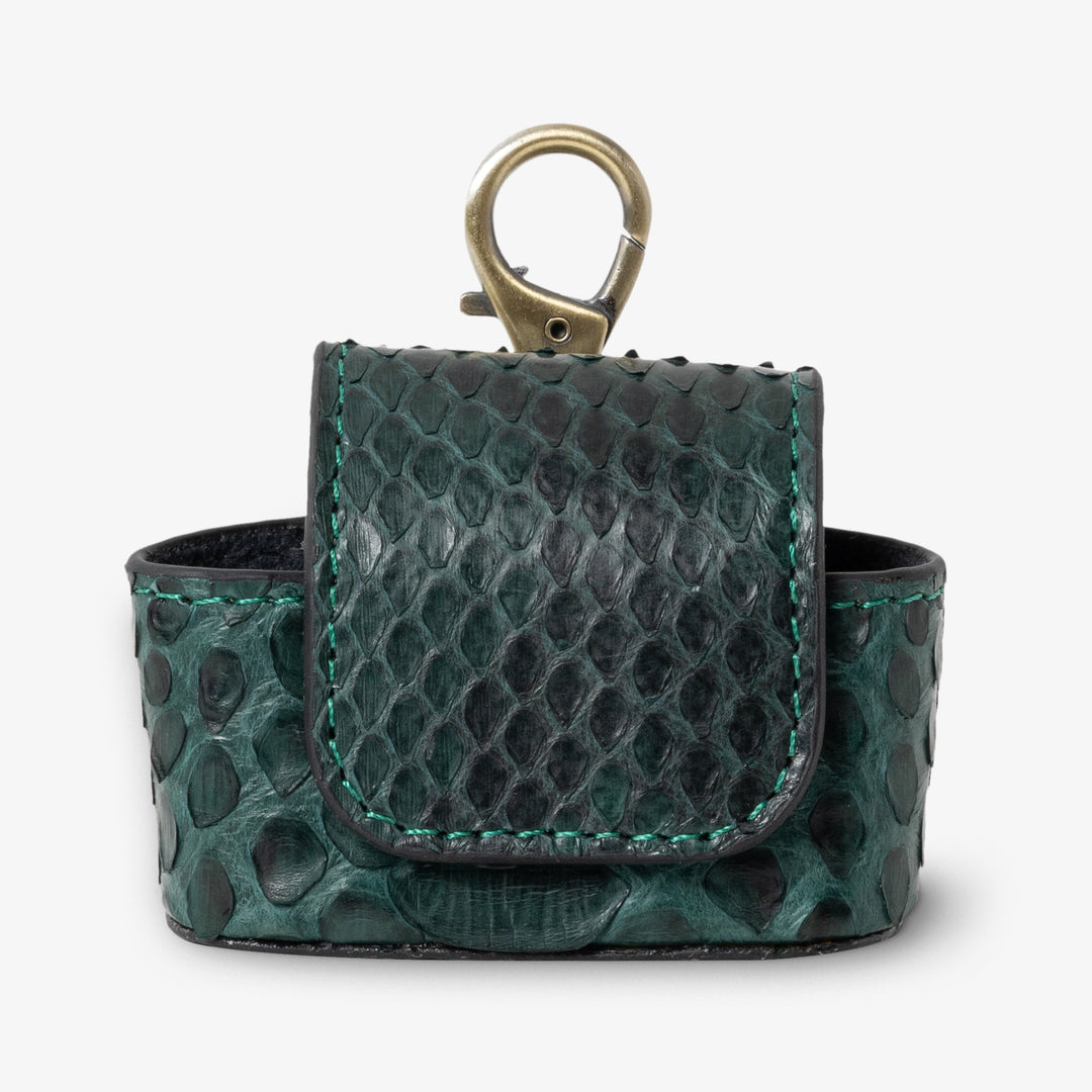 Coil | Python Leather Airpods Case | Jungle