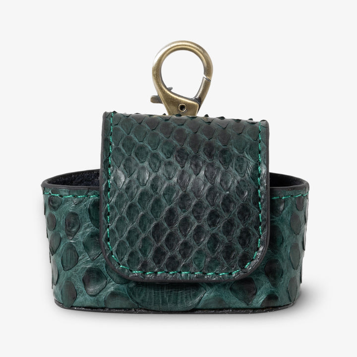 Coil | Python Leather Airpods Case | Jungle