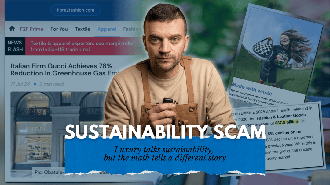 Tanner Leatherstein: Sustainability is Scam in Luxury Space 