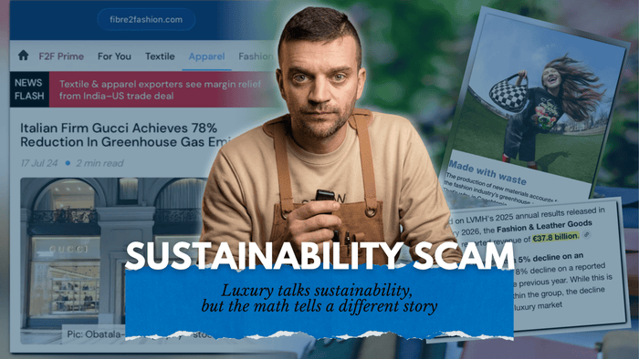 Tanner Leatherstein: Sustainability is Scam in Luxury Space 