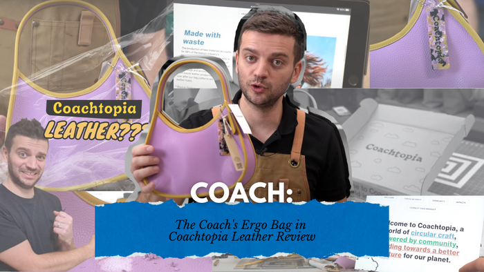 Coach's Ergo Bag in Coachtopia Leather Review by Tanner Leatherstein