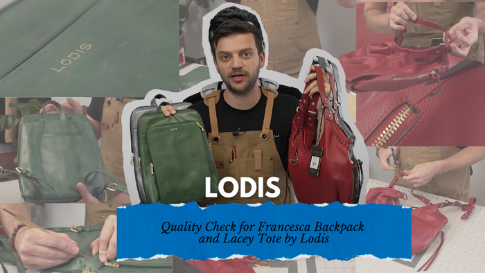 Lodis' Francesca Backpack and Lacey Tote Review by Tanner Leatherstein, Chopping Block