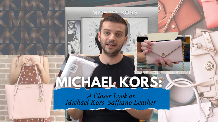 Michael Kors Small Saffiano Leather Envelope Crossbody Bag Review by Tanner Leatherstein