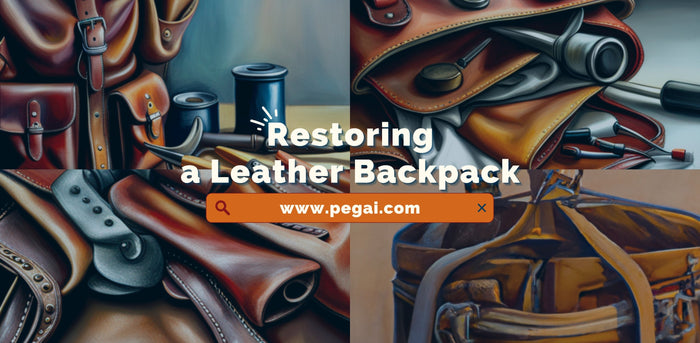 Restoring a Leather Backpack with Tanner Leatherstein