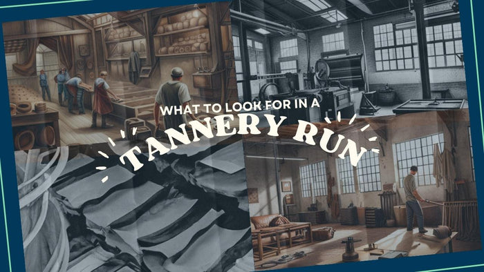 What to look for in a tannery run, according to Tanner Leatherstein