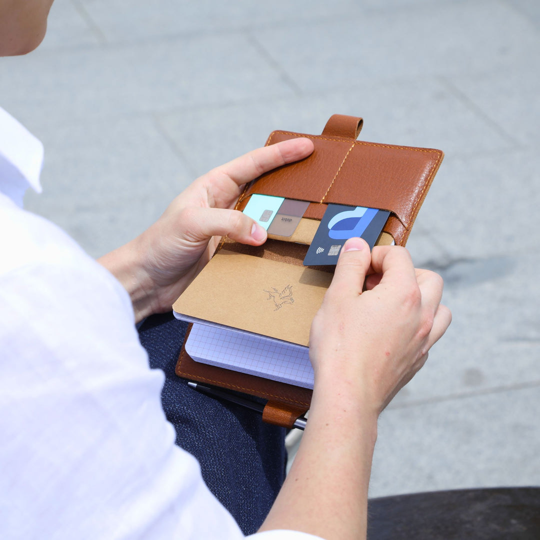 Mood | Leather Notebook Cover | Black