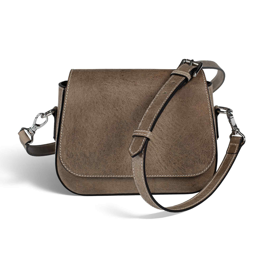 Hampton | Crossbody Bag | Moonstone w/ Nickel Hardware