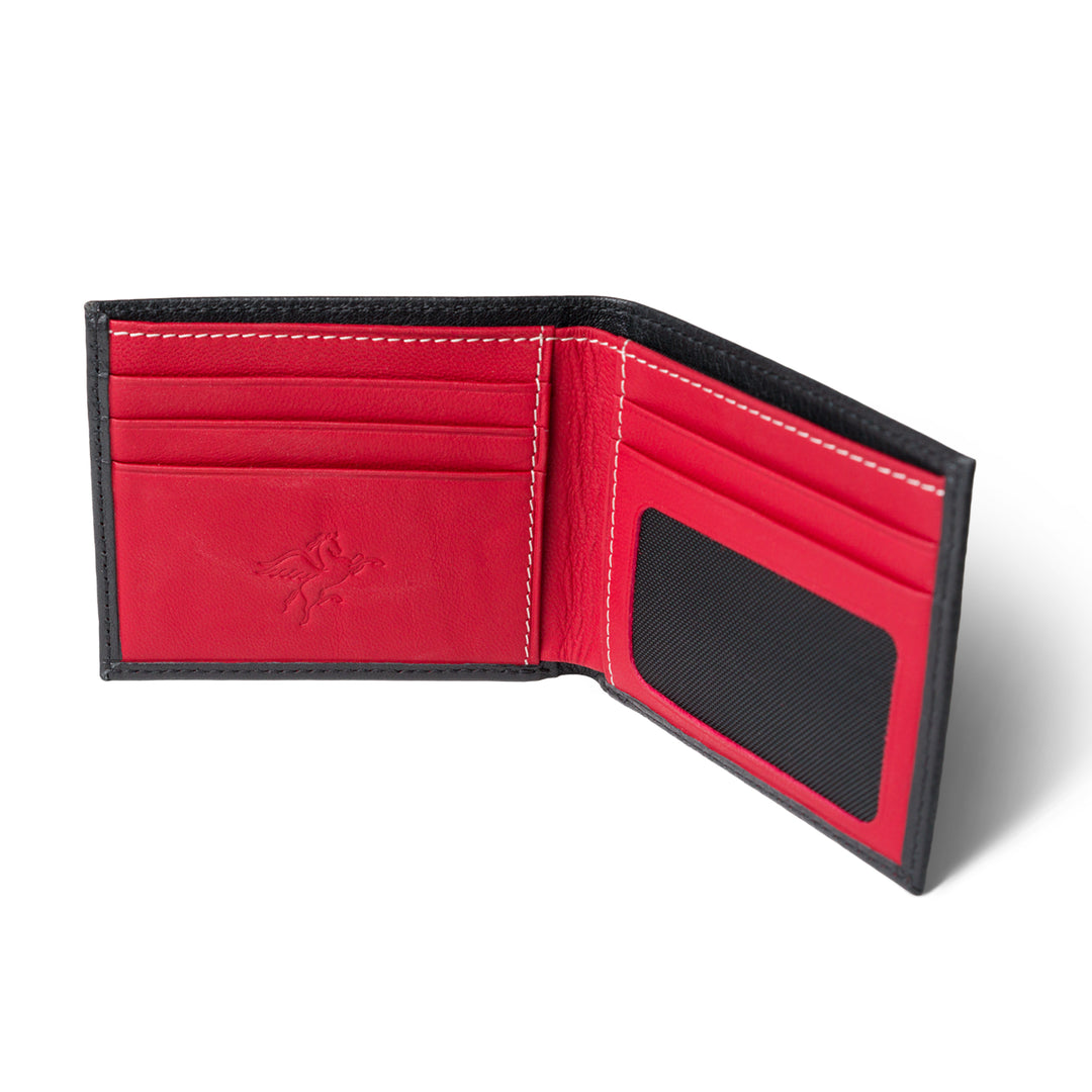 Leather Designer Wallet | Red | Edward