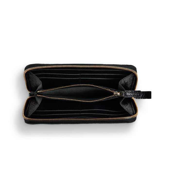 Leather Large Wallet | Proctus Black | Karla