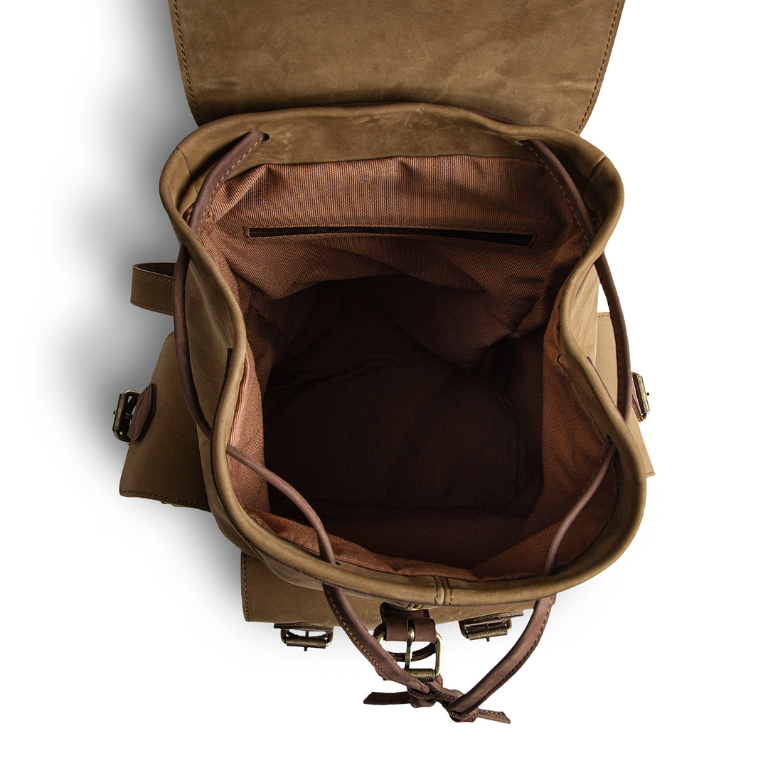 McHenry | Waterproof Leather Backpack | Green