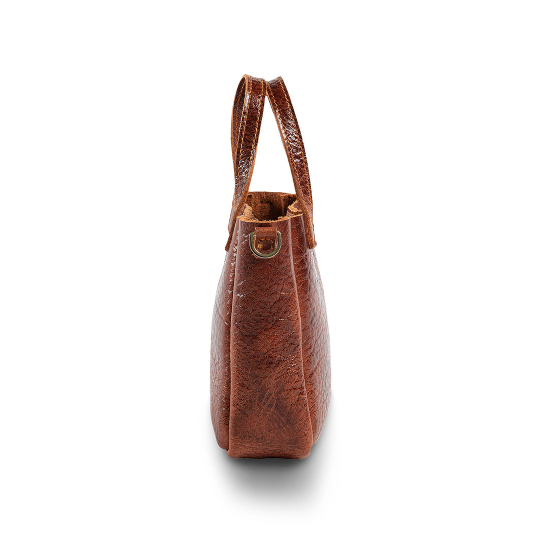 Bucky | Crossbody Bag | Brown w/ Gold Hardware