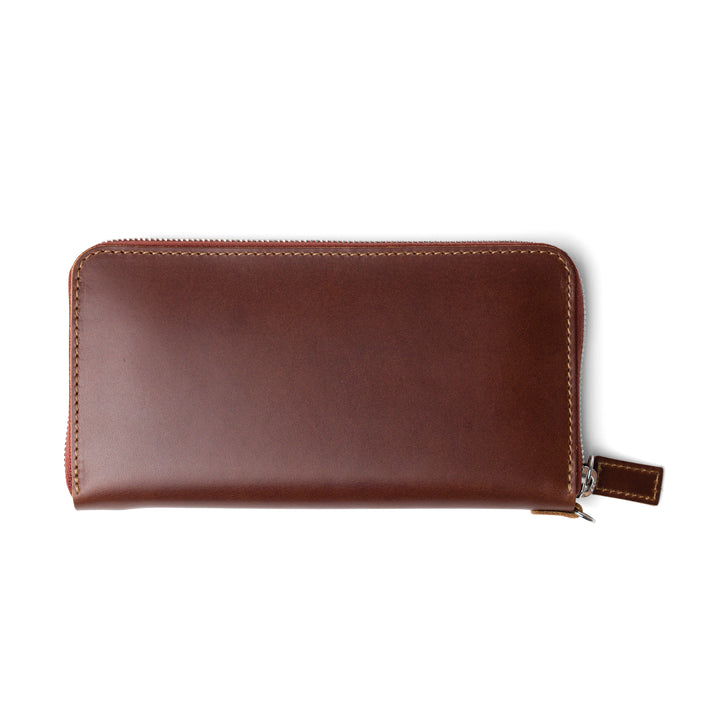 Leather Large Wallet | Rum Brown | Karla