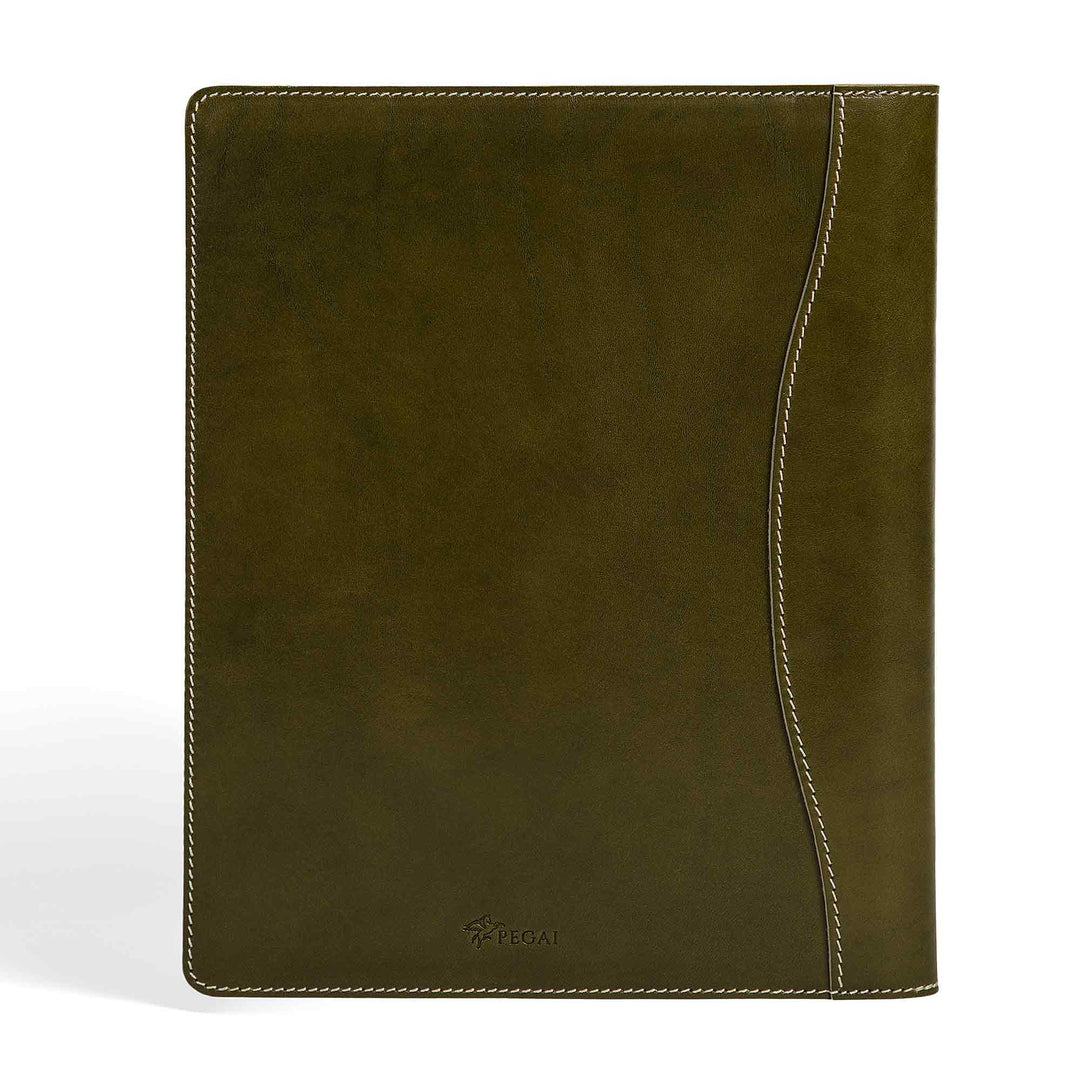 Marshall | Italian Leather Padfolio | Algae Green