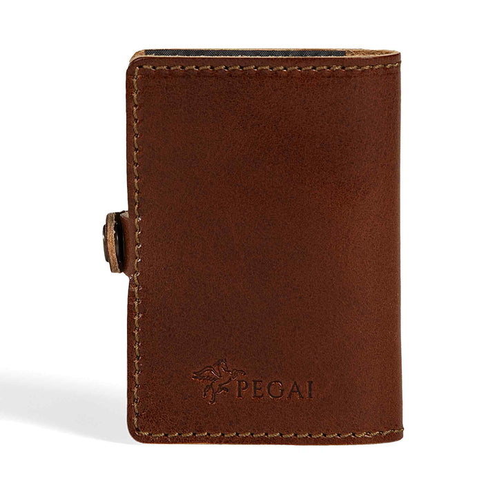 Acorn | Leather Card Holder | Rum