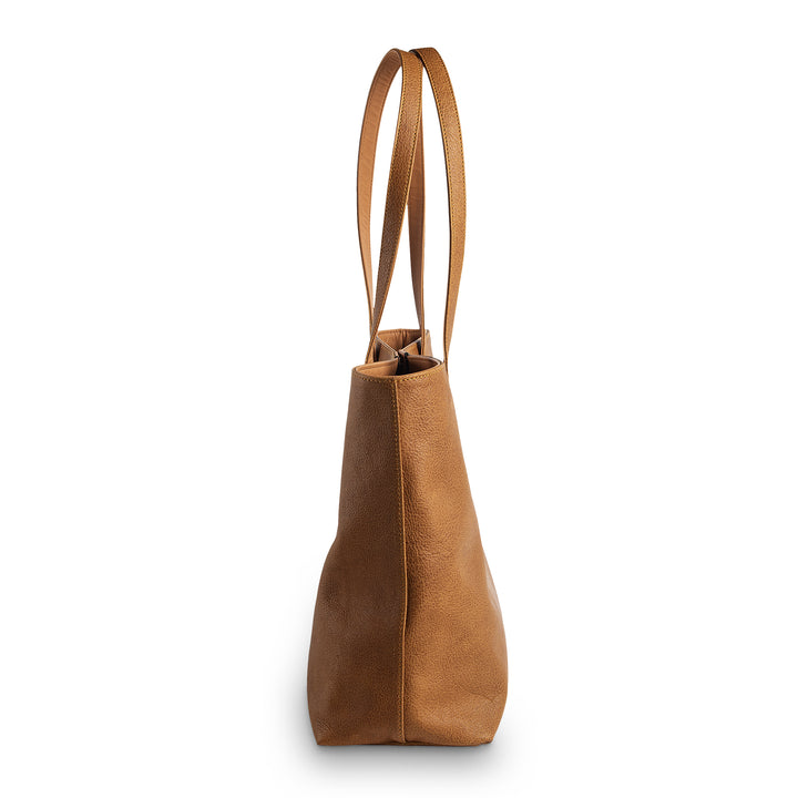 Leather Tote | Sharon | Cinnamon