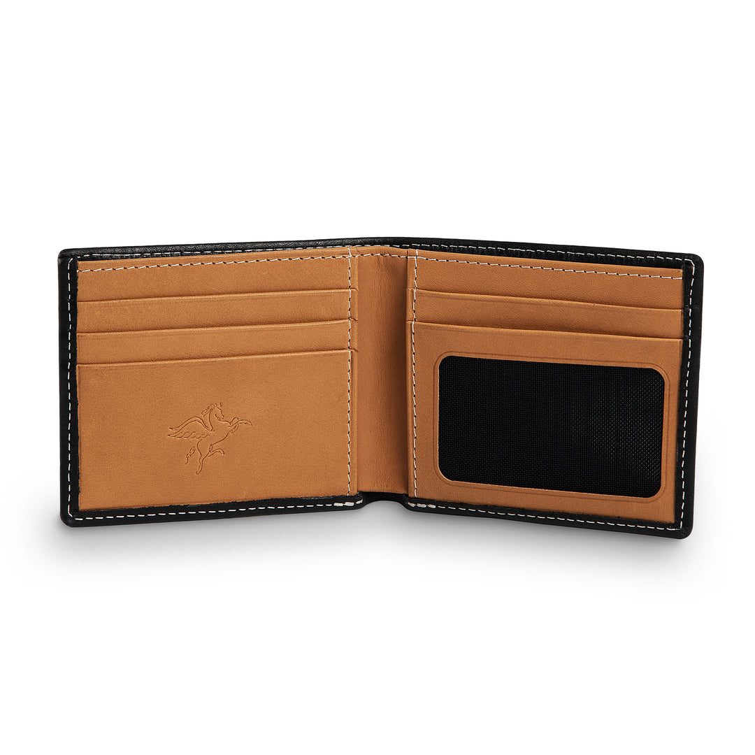 Leather Designer Wallet | Dymnos Black | Edward