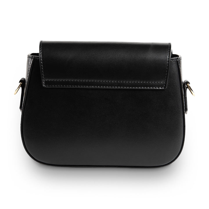Hampton | Crossbody Bag | Dexios Black w/ Gold Hardware