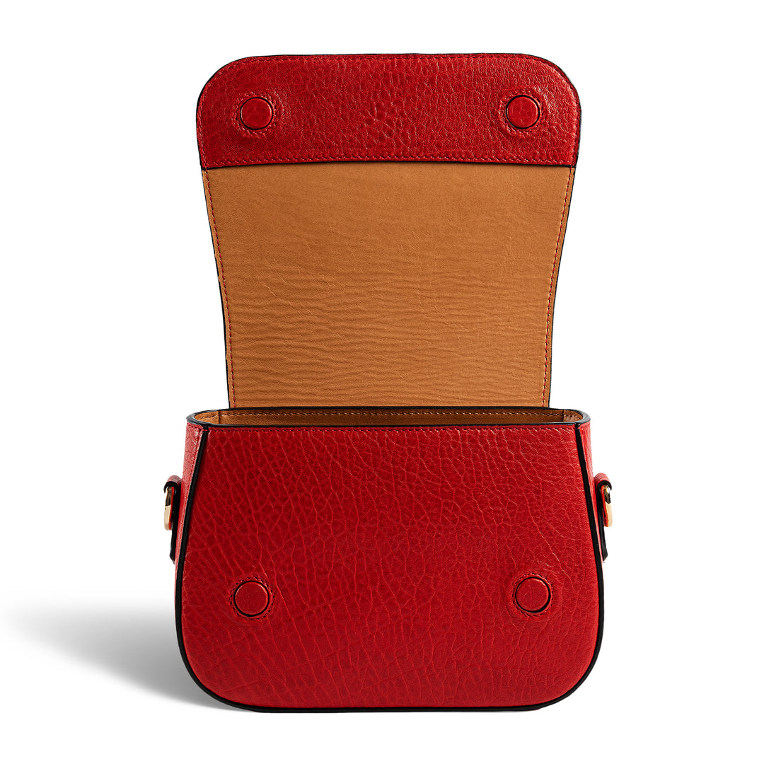 Hampton | Crossbody Bag | Babylon Red w/ Gold Hardware