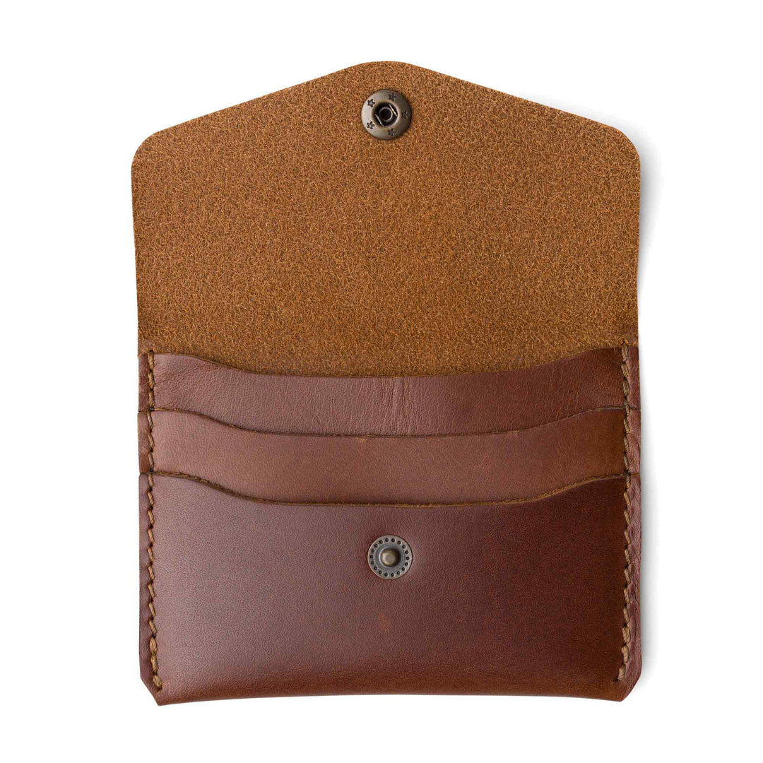 Leather Card Holder | Rum Brown | Seline