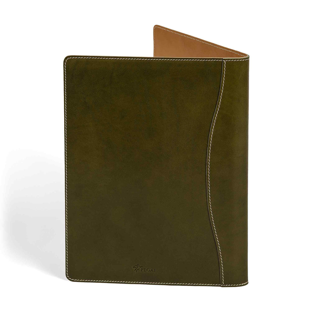 Marshall | Italian Leather Padfolio | Algae Green