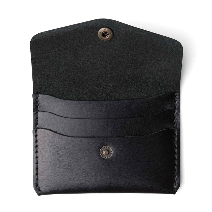 Leather Card Holder | Black | Seline