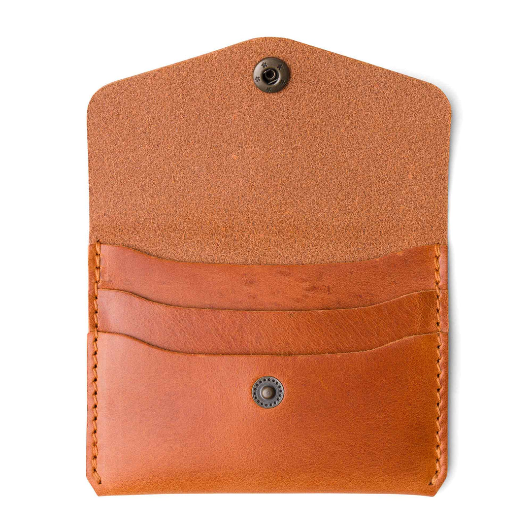 Leather Card Holder | Whiskey | Seline