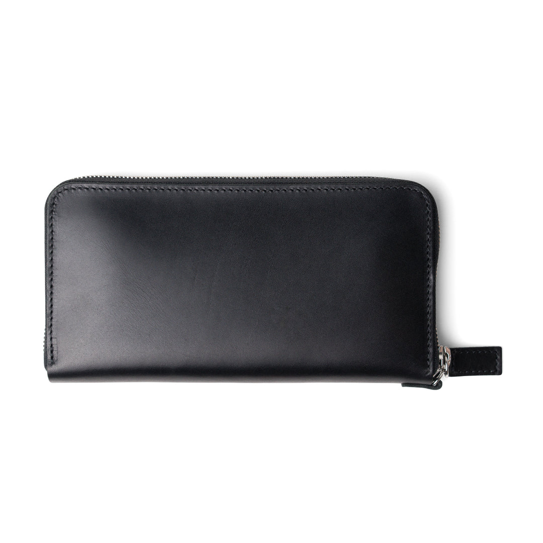 Leather Large Wallet | Black | Karla