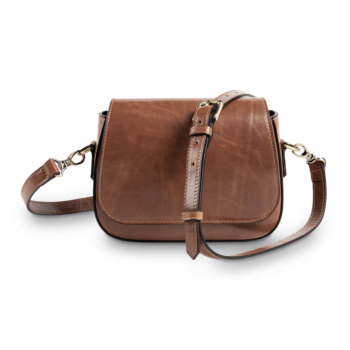 Hampton | Crossbody Bag | Tobacco w/ Antique Hardware