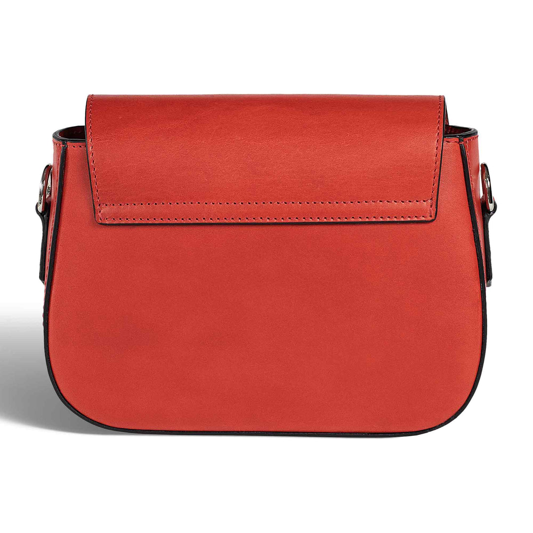 Hampton | Crossbody Bag | Ruby w/ Nickel Hardware