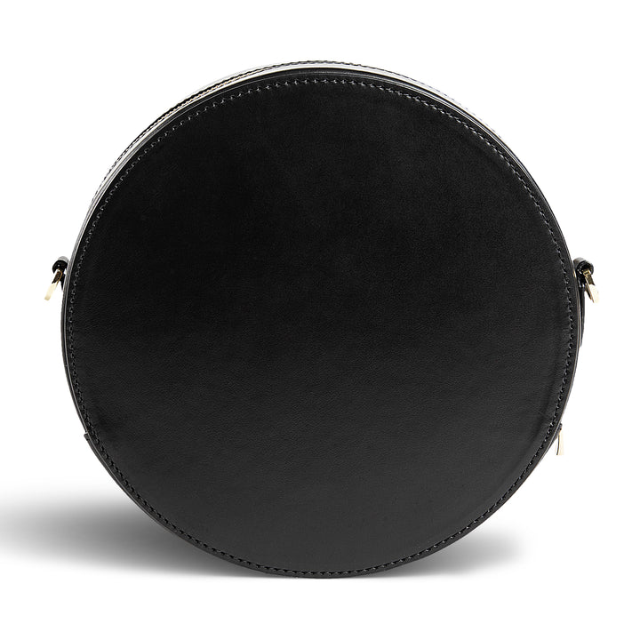 Roundy Circle | Crossbody Bag | Dexios Black w/ Gold Hardware