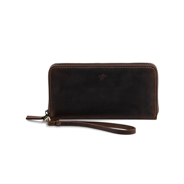 Leather Large Wallet | Chestnut Brown | Karla