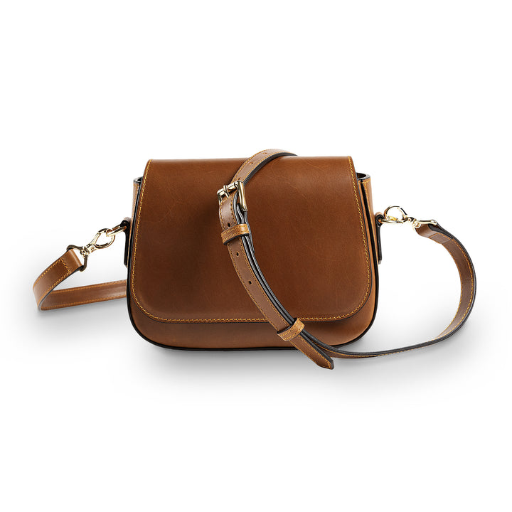 Hampton | Crossbody Bag | Mustard w/ Gold Hardware