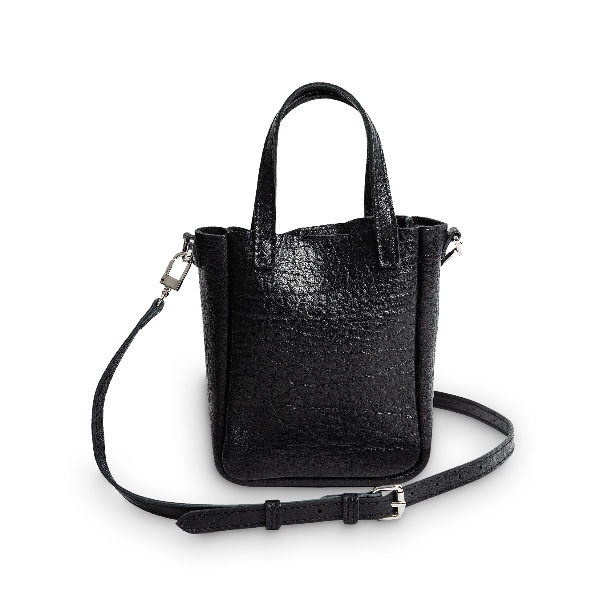 Bucky | Crossbody Bag | Black w/ Nickel Hardware