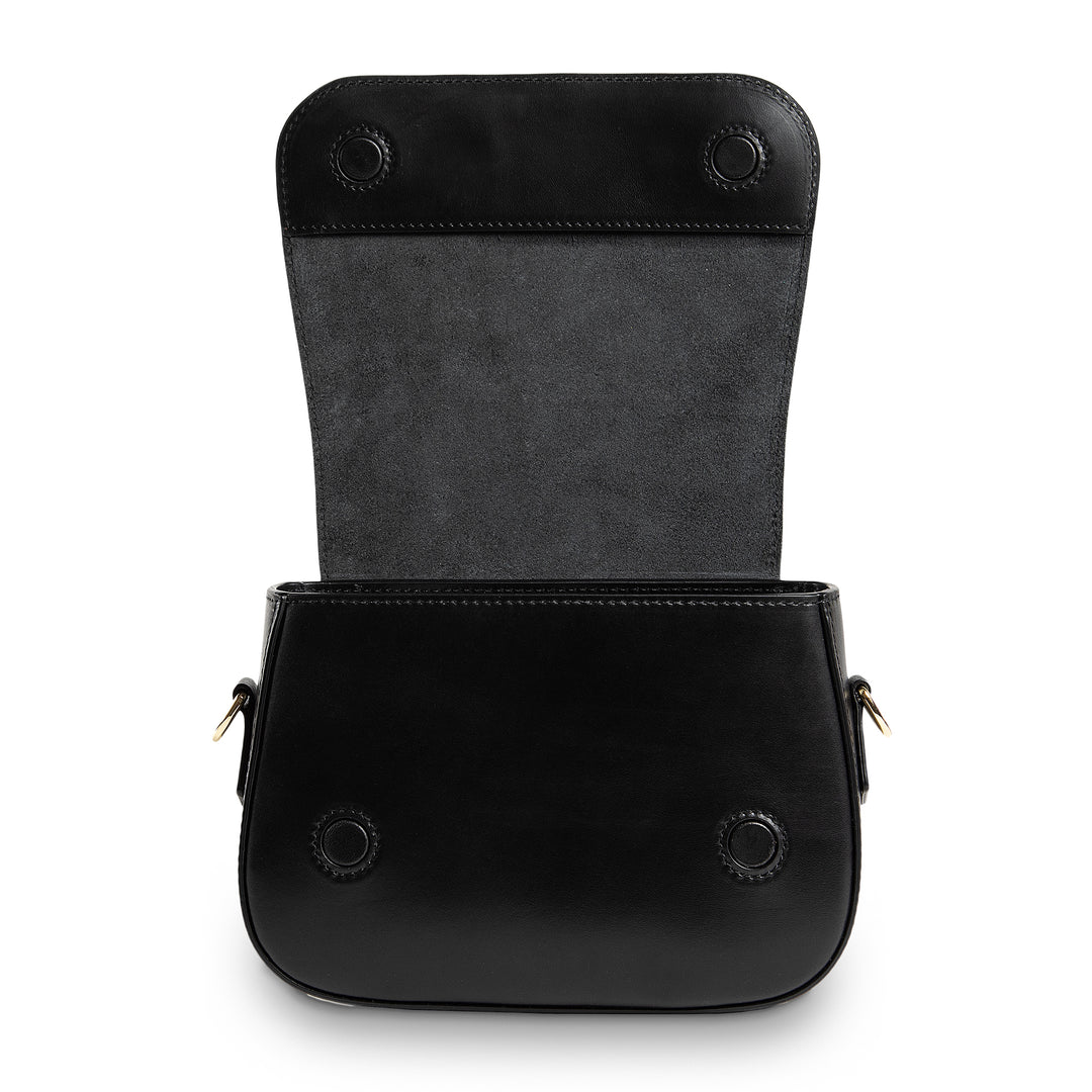 Hampton | Crossbody Bag | Dexios Black w/ Gold Hardware