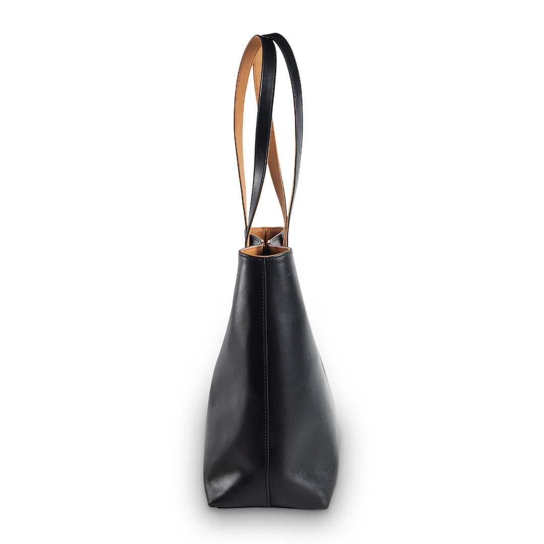 Leather Tote | Sharon | Black