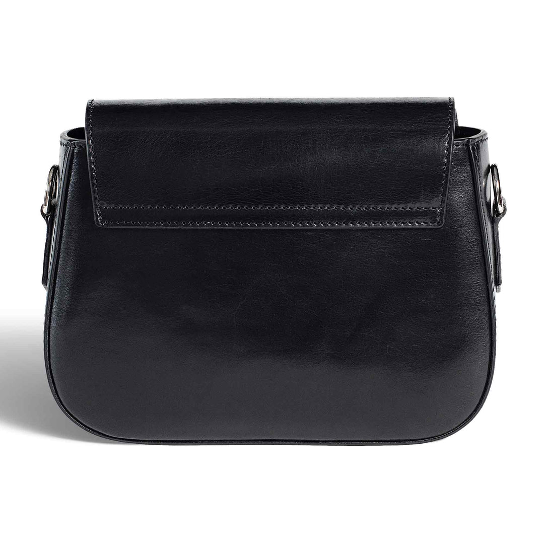 Hampton | Crossbody Bag | Black w/ Nickel Hardware