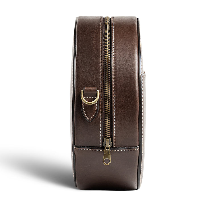 Circle | Crossbody Bag | Mocha w/ Antique Hardware