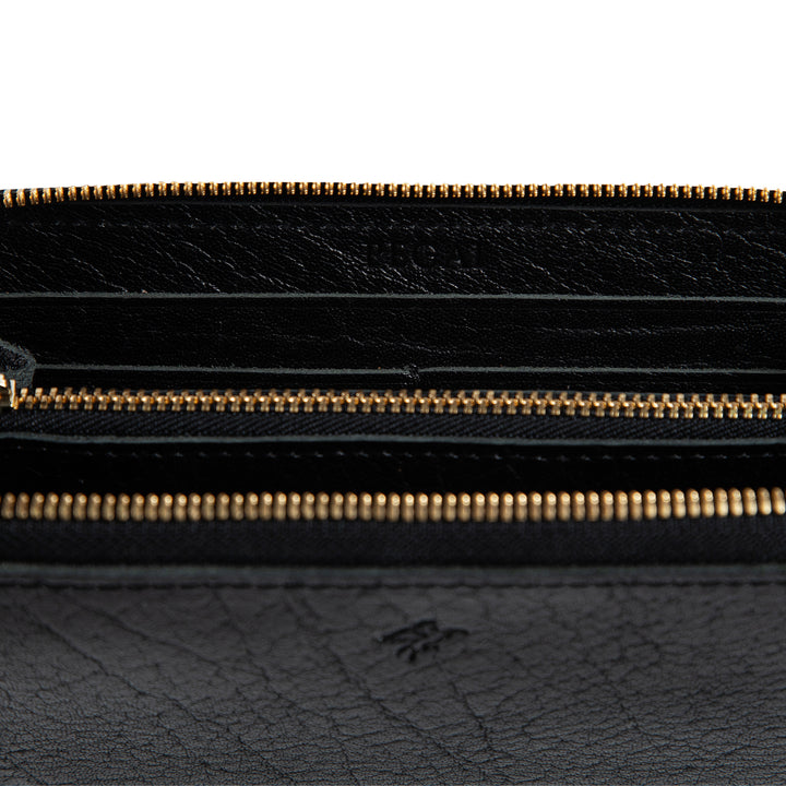 Leather Large Wallet | Proctus Black | Karla