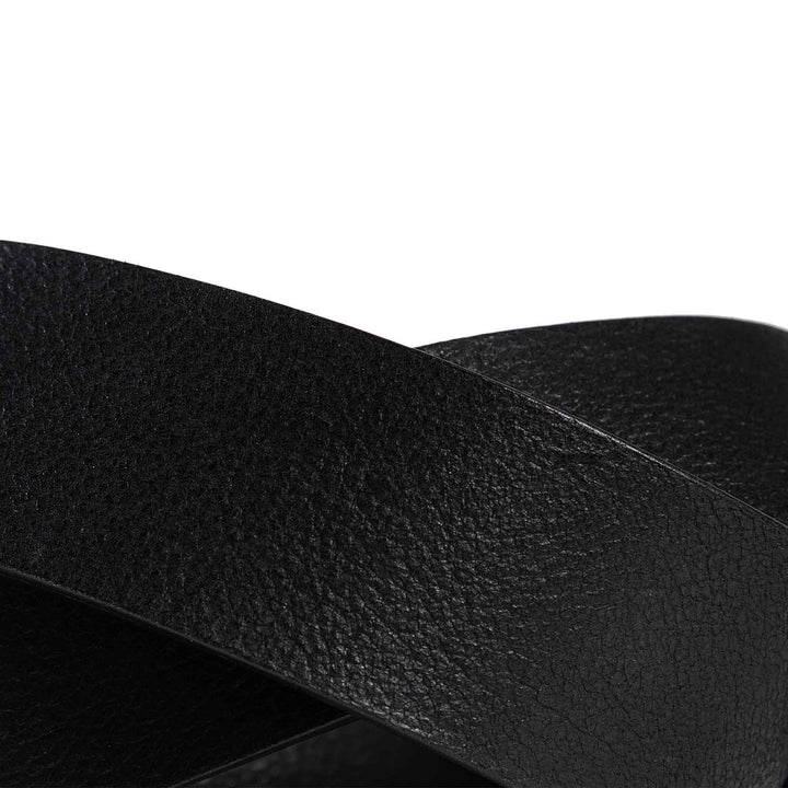 Womens Leather Belt | Magnolia | Black