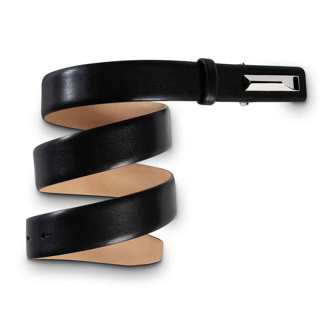 Mens Fashion Leather Belt | Akard | Black